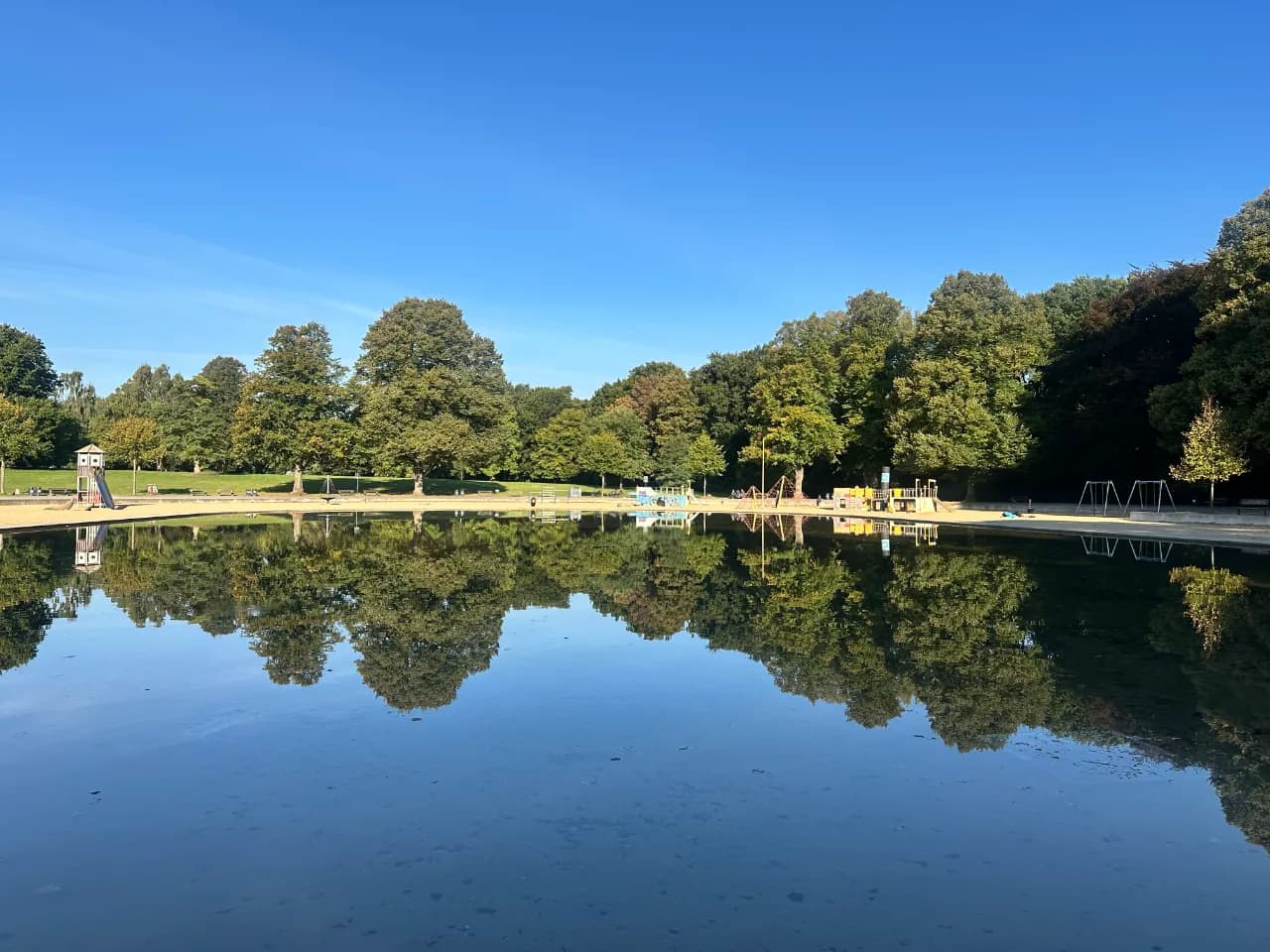 Planschbecken im Stadtpark Hamburg – Erfrischung pur