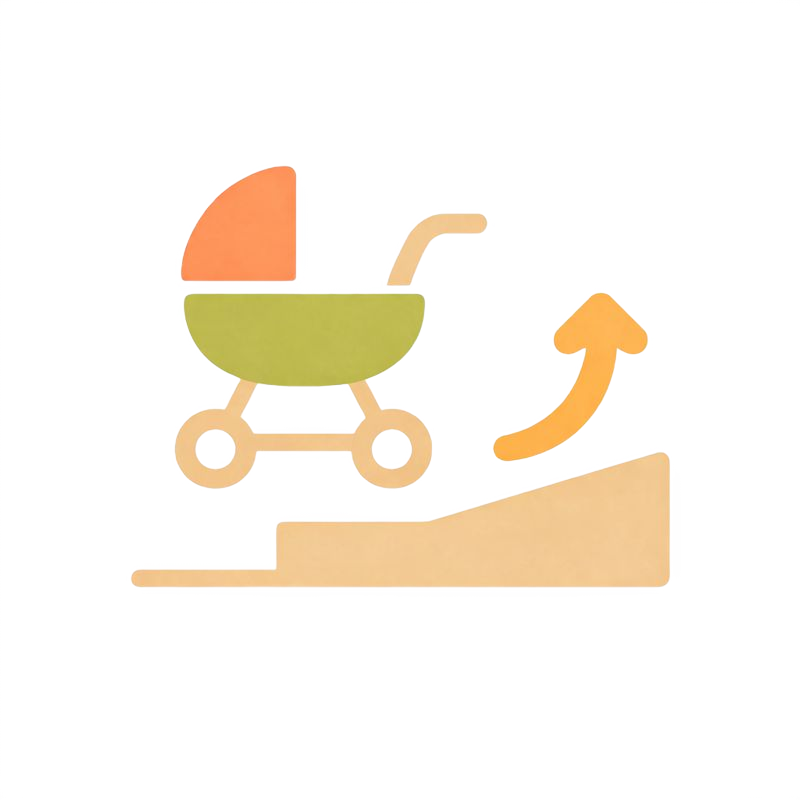 Kinderwagenmitnahme